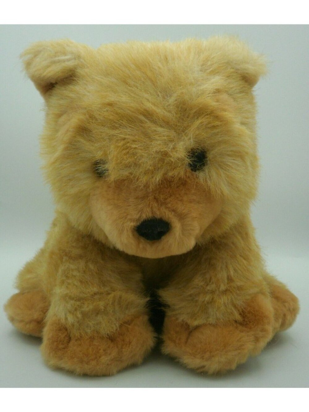 Vintage Gund Plush Sitting Bear Cub Limited Edition Collector's Classic Tan